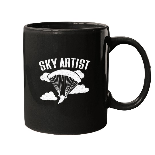 Parachuter Skydiver Sky Artist Skydiving 1 Mugs