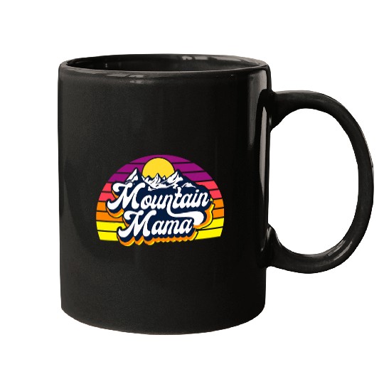 Mountain Mama Go Outdoor Adventure Hiking Camping Mom Mugs