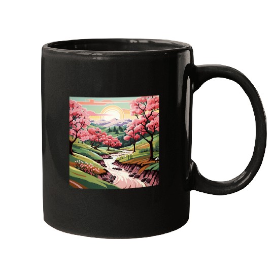 Sakura Symphony A Masterpiece of Natures Ballet Mugs