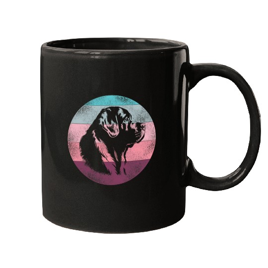 Retro vintages Design Saint Bernard Dog 1 Mugs