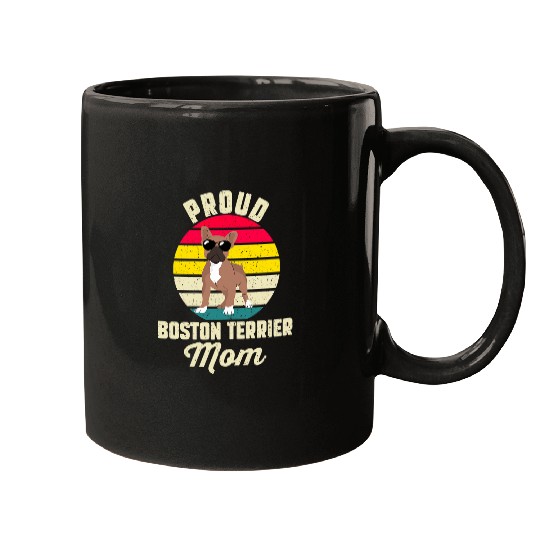 Womens Proud Boston Terrier Mom Border Collie Mugs