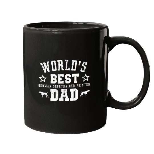 Worlds bests GERMAN SHORTHAIRED POINTER Dad 2 Mugs