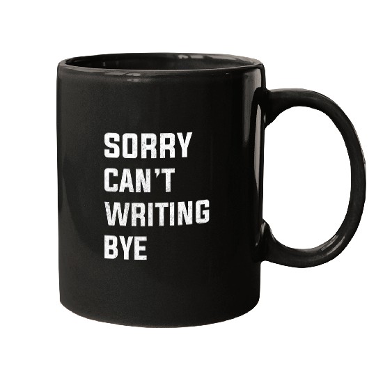 Writing Lover Fan Writer Author Journalist Blogger 3 Mugs