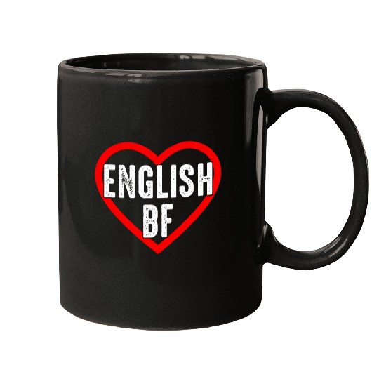 Love English Bf Funny Boyfriend English Teacher Mugs