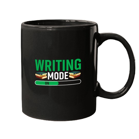 Writing Mode On Book Author Writer 1 Mugs