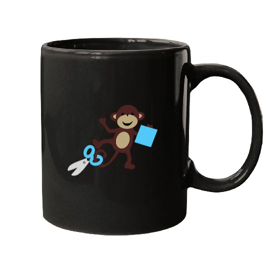 Monkey going back to school 3 Mugs