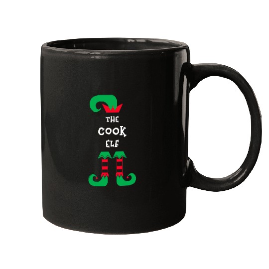 The Cook Elf Christmas Chef xmass Cooker Culinary Artist Mugs