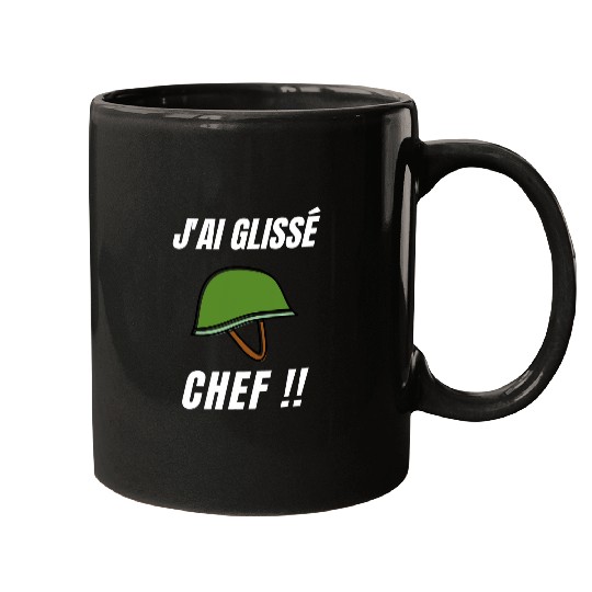 jai Glide Chef 2I Slide Chef Military Funny Mugs