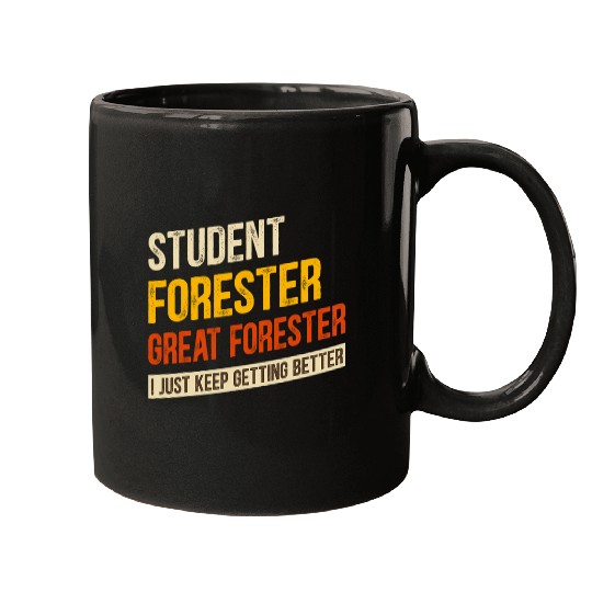 vintages Funny Forestry Student Great Forester Mugs