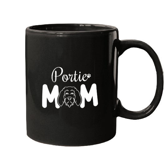 Portuguese Water Dog Rescue Portie Mom Mugs