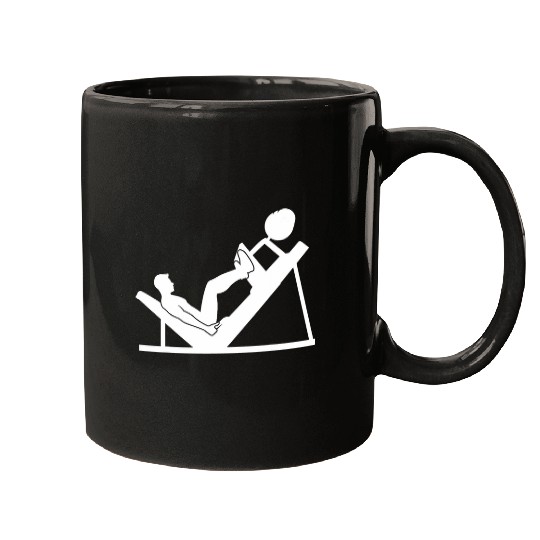 Leg Press Leg Exercise Bodybuilding Strength Training Fitness Mugs