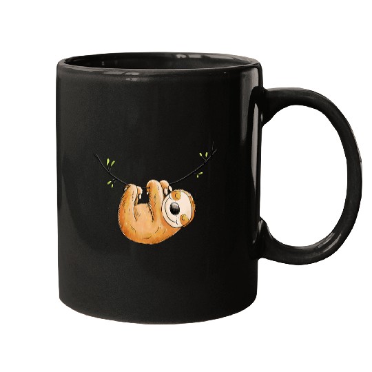Two Funny Sloths Chilling Sloth Lazy Tired Napping 1 Mugs
