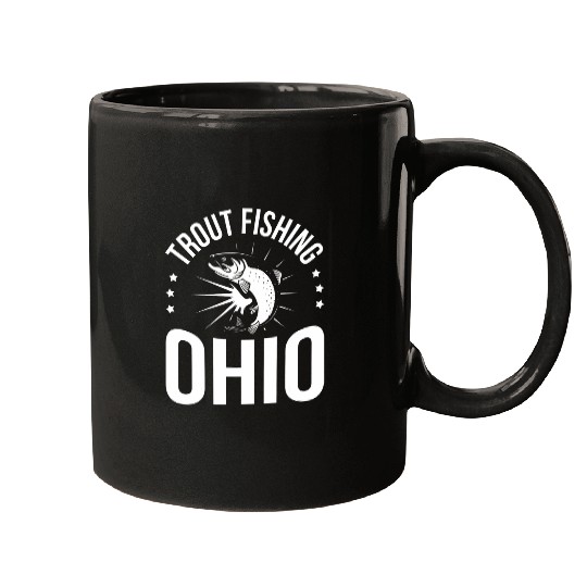 Trout Fishing Ohio for a Trout Fisher Mugs