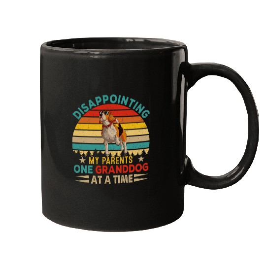 vintages Disappointing My Parents Funny Granddog Beagle Mugs