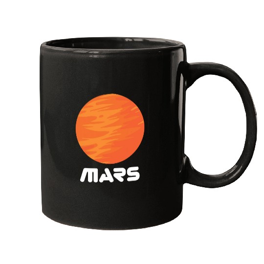 Mars Planet Red Planet Astronaut Space Lover Mugs