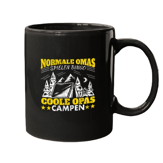 Womens Normal Grandmas Play Bingo Cool Grandmas Camping Mugs