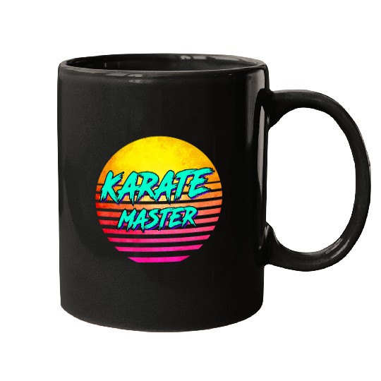 1980s Retro Karate Master Mugs