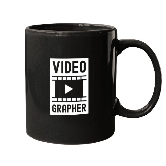 Videographer Video Movie Film Editor Editing Mugs