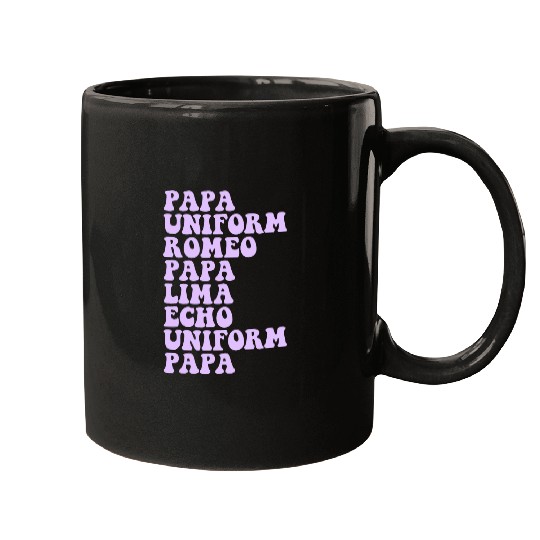 Purple Up Phonetic Alphabet Military Child Month Purple Up Mugs
