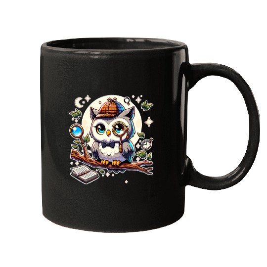 Owl Detective 2Adventure Sleuth Owlet 2Cute Animal Mugs