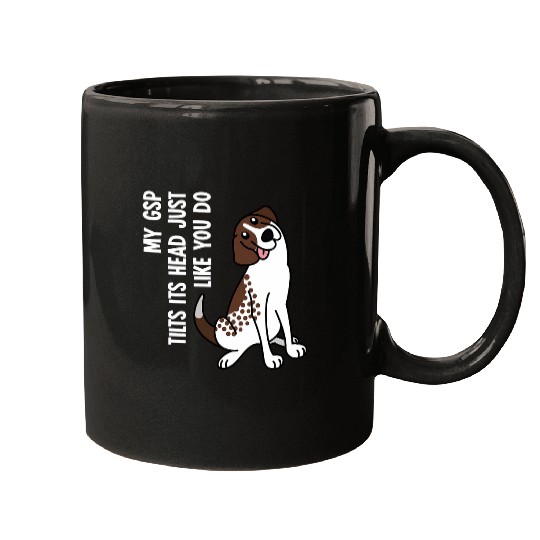 My German Shorthaired Pointer Tilts Its Head Dog Mugs