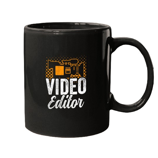 Video Editor Movie Editing Film Mugs