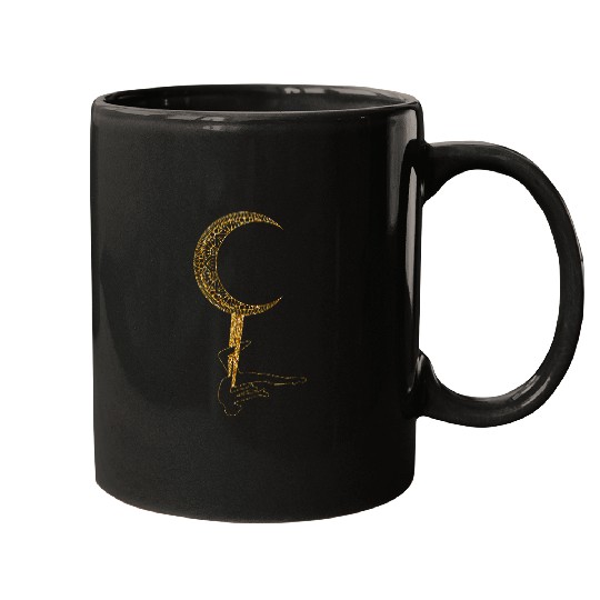 Moon Aerial Hoop Acrobat Circus Yoga Aerialist Mugs