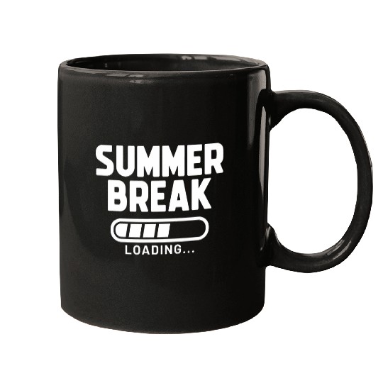 Summer Break Loading Last Day Of School Teacher Student Cute Mugs