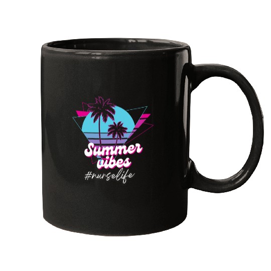 summer vibes nurses life cool nursing student nurses beach RN Mugs
