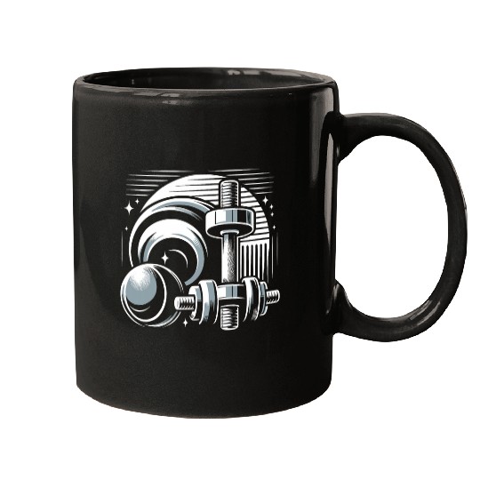 Online Fitness Coaching Trainer Gym Design Mugs