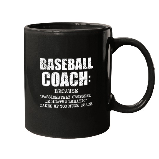 Mens Baseball Coachs Definition Funny Mugs