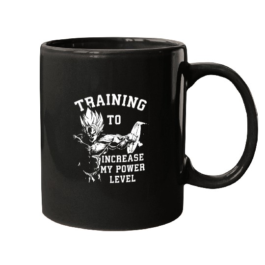 Training To Increase Power Level Anime Gym Workout Fitness Mugs
