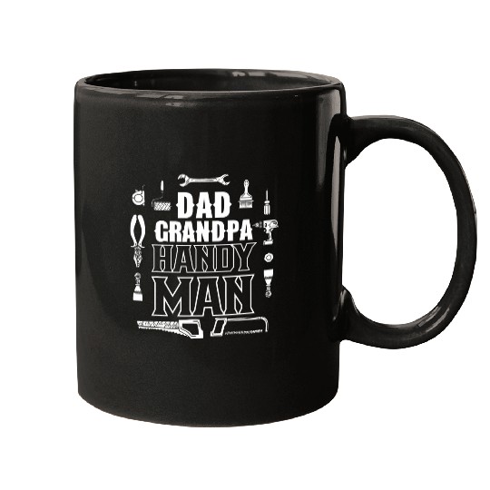 Dad Grandpa Handyman Handymen Diy Fix Repairing Granddad Mugs
