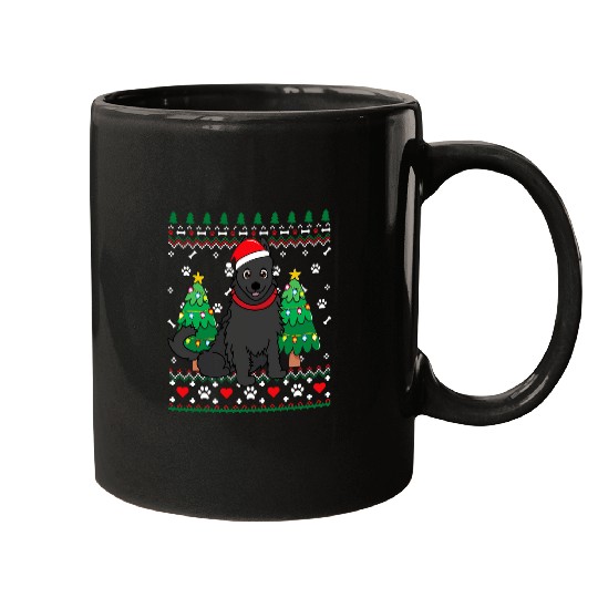 Schipperke Christmas Ornament Tree Mom Dad Ugly Gift Mugs