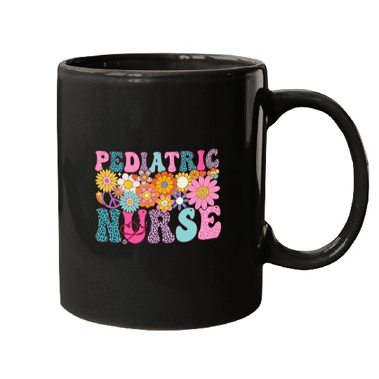 Pediatric nurses Week Groovy Appreciation Day For Women Mugs