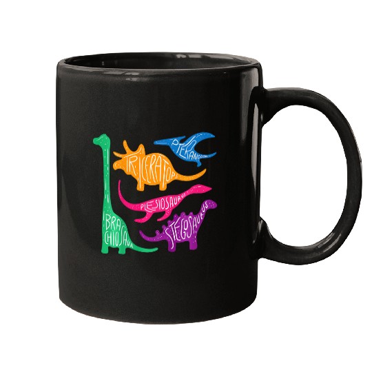Kids Dinosaurs Types Dino Identification Dinosaur Species Costume 3 Mugs