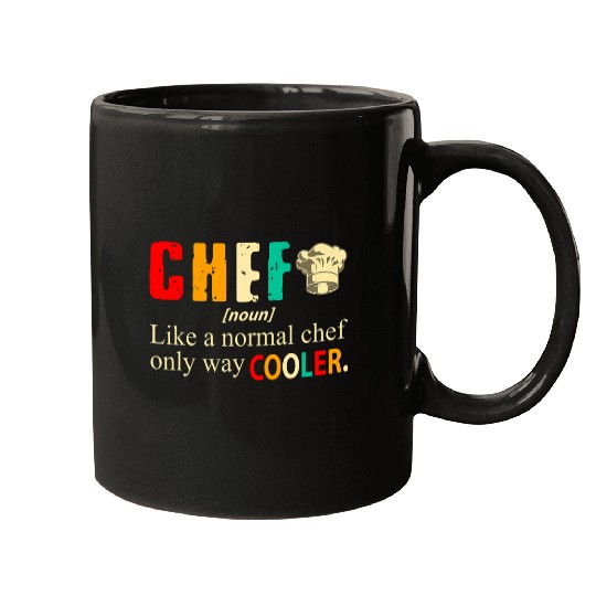 vintages Chef Definition Normal Chef Only Cooler Funny Bob Mugs