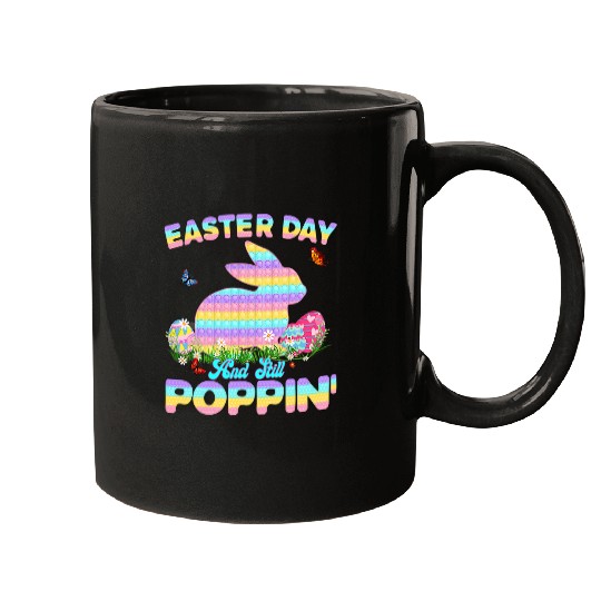 Easter Day And Still Poppin Cute Bunny Pop It Student Mugs