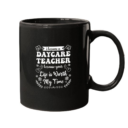 Daycare Teacher Appreciation Childcare Worker for Women Mugs