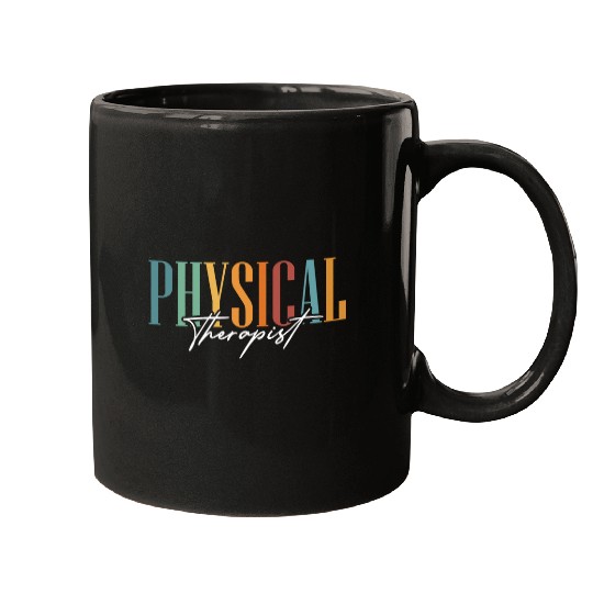 Physical Therapist Pt Student Teacher Doctor Design Mugs
