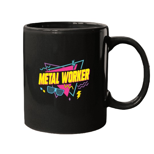 80s Metal Worker Mugs