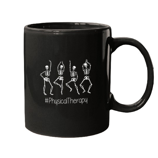 Dancing Skeletonss Physical Therapy PT Physical Therapist Mugs