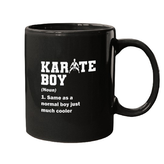 Karate Instructors Karate Black Belt Karate Boy Definition Mugs