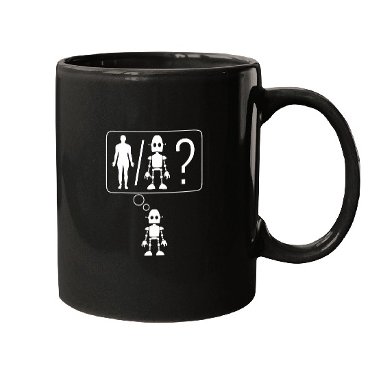 artificial life robot humanlike a i  computer science Mugs