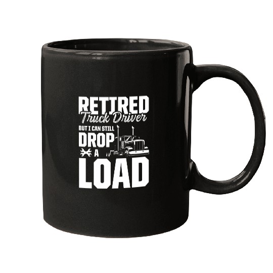 Retired Truck Driver Trucker Retirement 12 Mugs