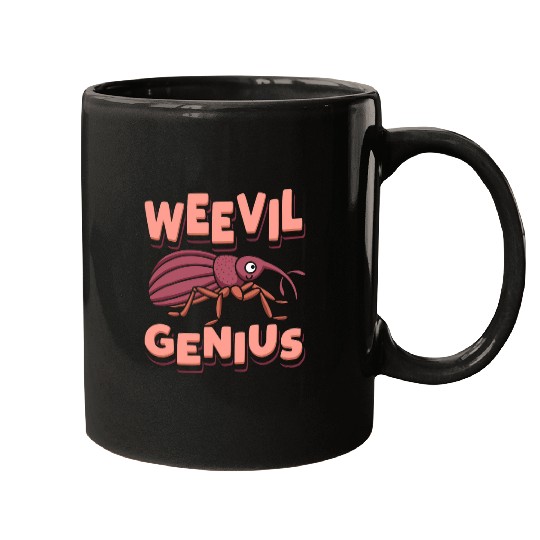 Weevil Genius Bug Expert Entomologist Insect Lover Hunter Mugs