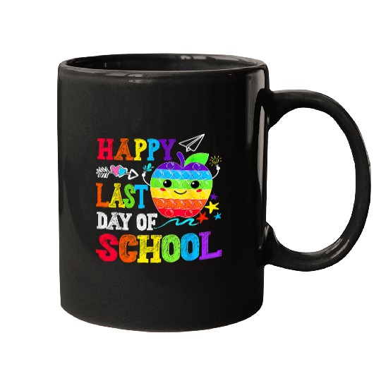 Happy Last Day Of School Teacher Student Graduation 9 Mugs