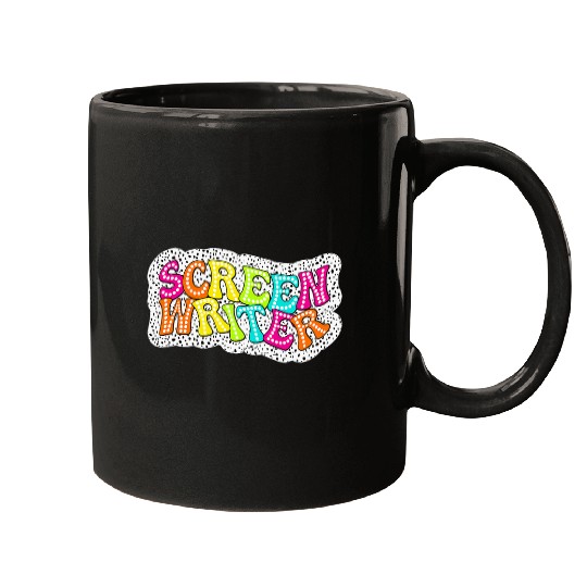 Dalmatian Screen Writer Mugs
