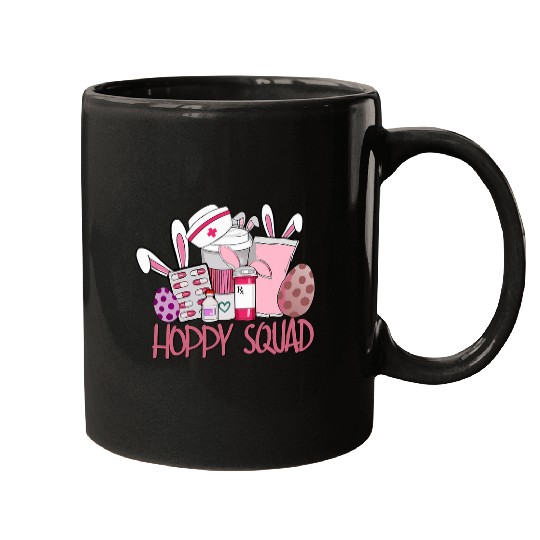 Hoppy nurses Squad nurses Easter Easter nurses Scrubs Student Mugs