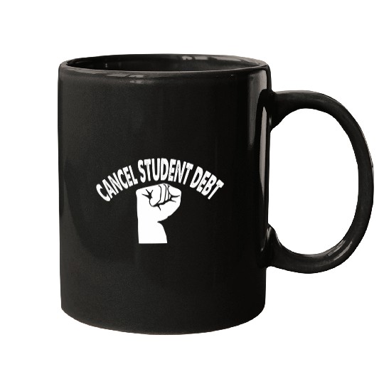 Cancel Student Debt AOC vintages Retro Tax The Rich 4 Mugs